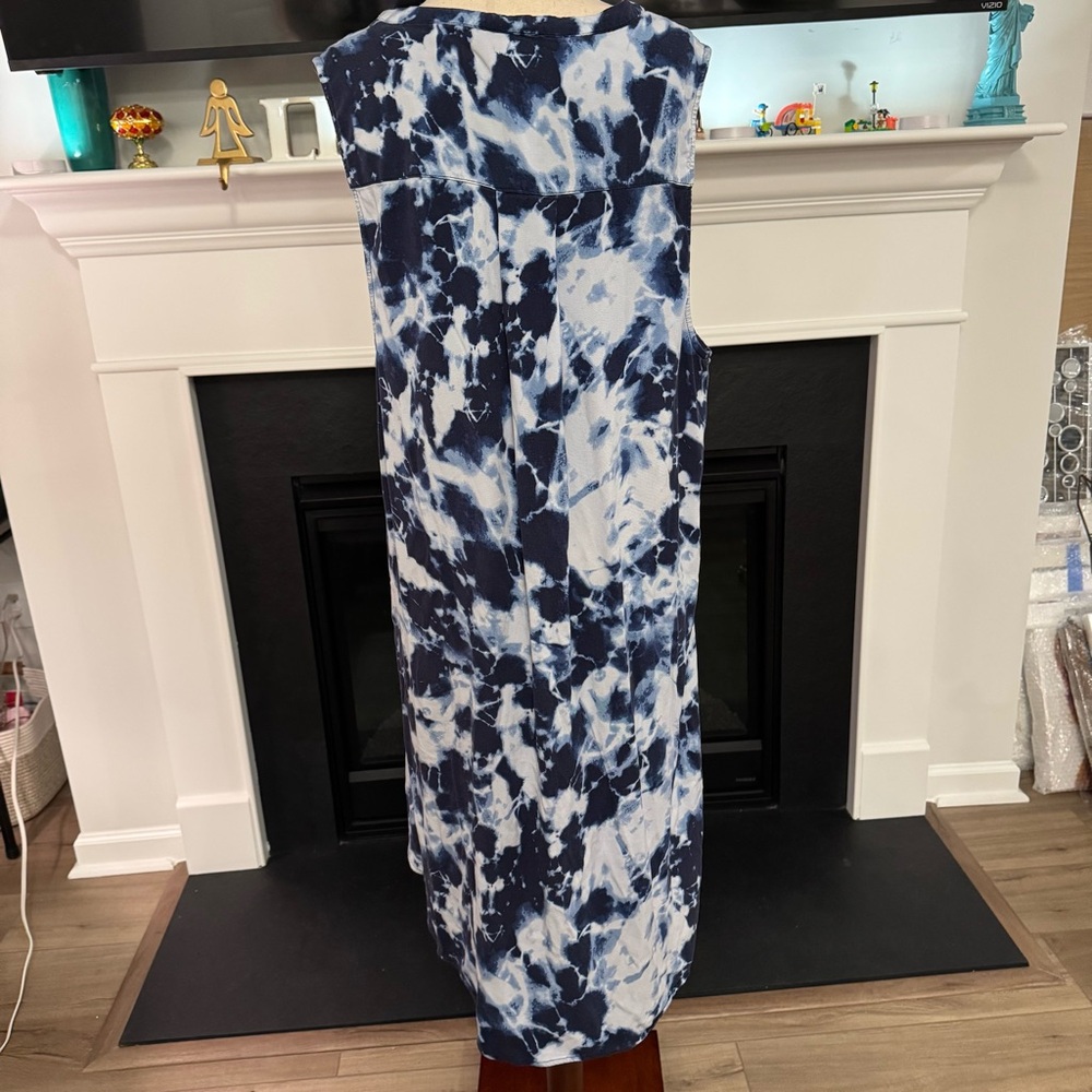 Torrid Blue Tie-Dye Sleeveless Midi Dress – Size 3 (Fits 3X / 22-24) - Picture 5 of 8